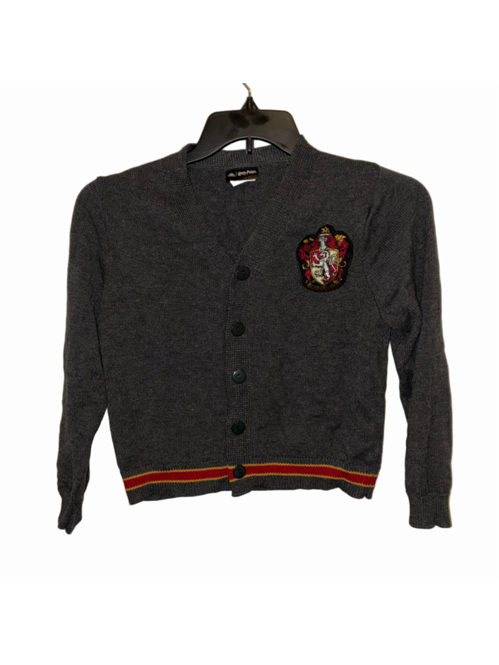 Girls Harry Potter Gryffindor Cardigan Sweater Size L